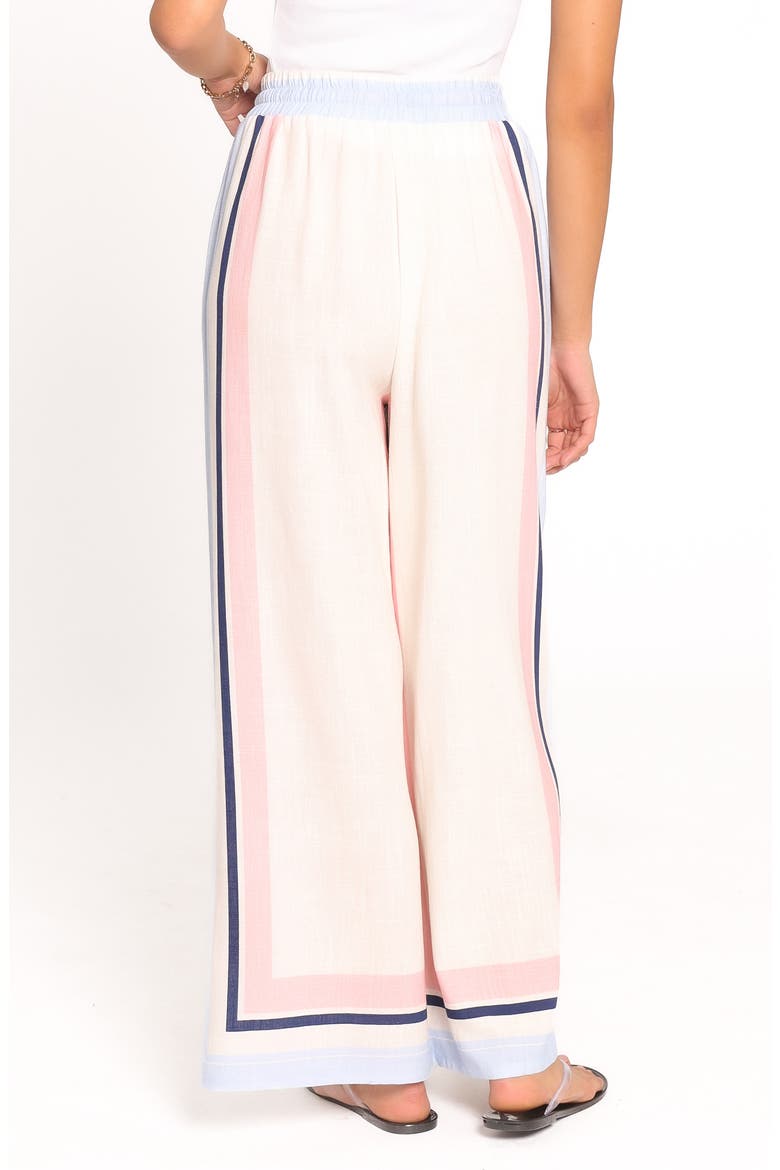 Zalia Wide Leg Pants, Alternate, color, PINK/ BLUE STRIPE