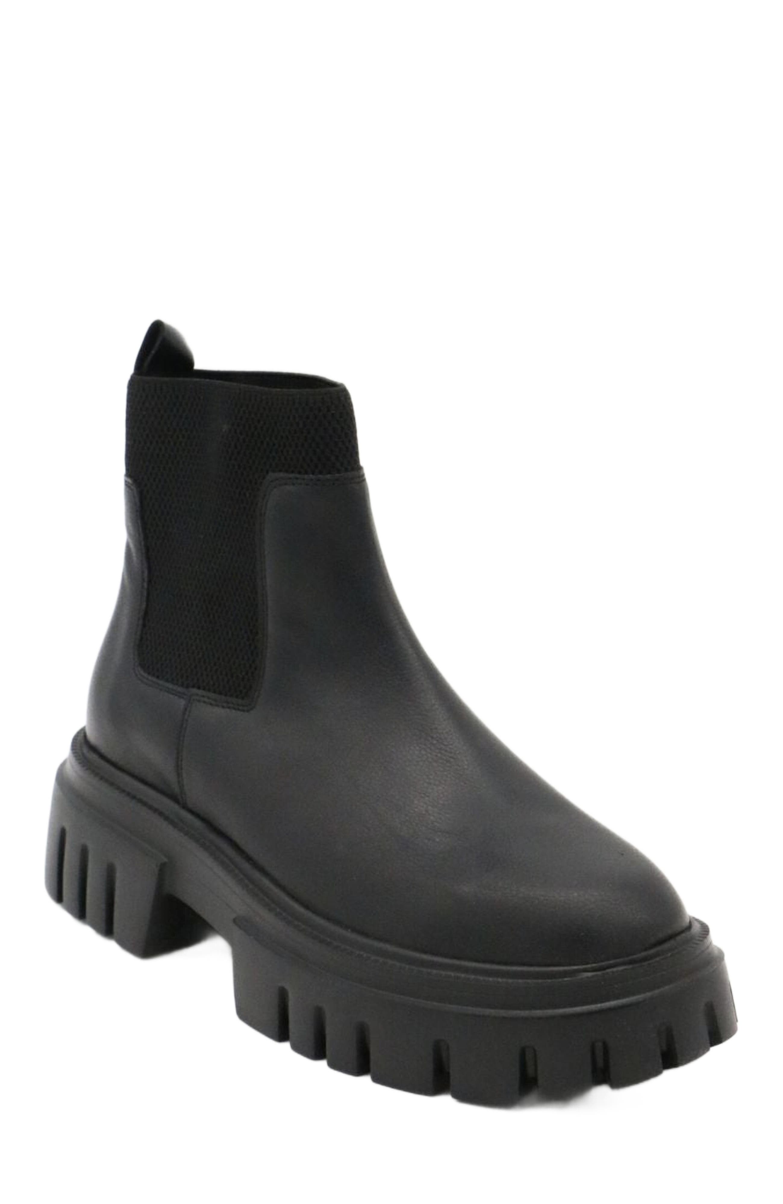 STIVALI NEW YORK Agora Platform Chelsea Boots, Alternate, color, Black
