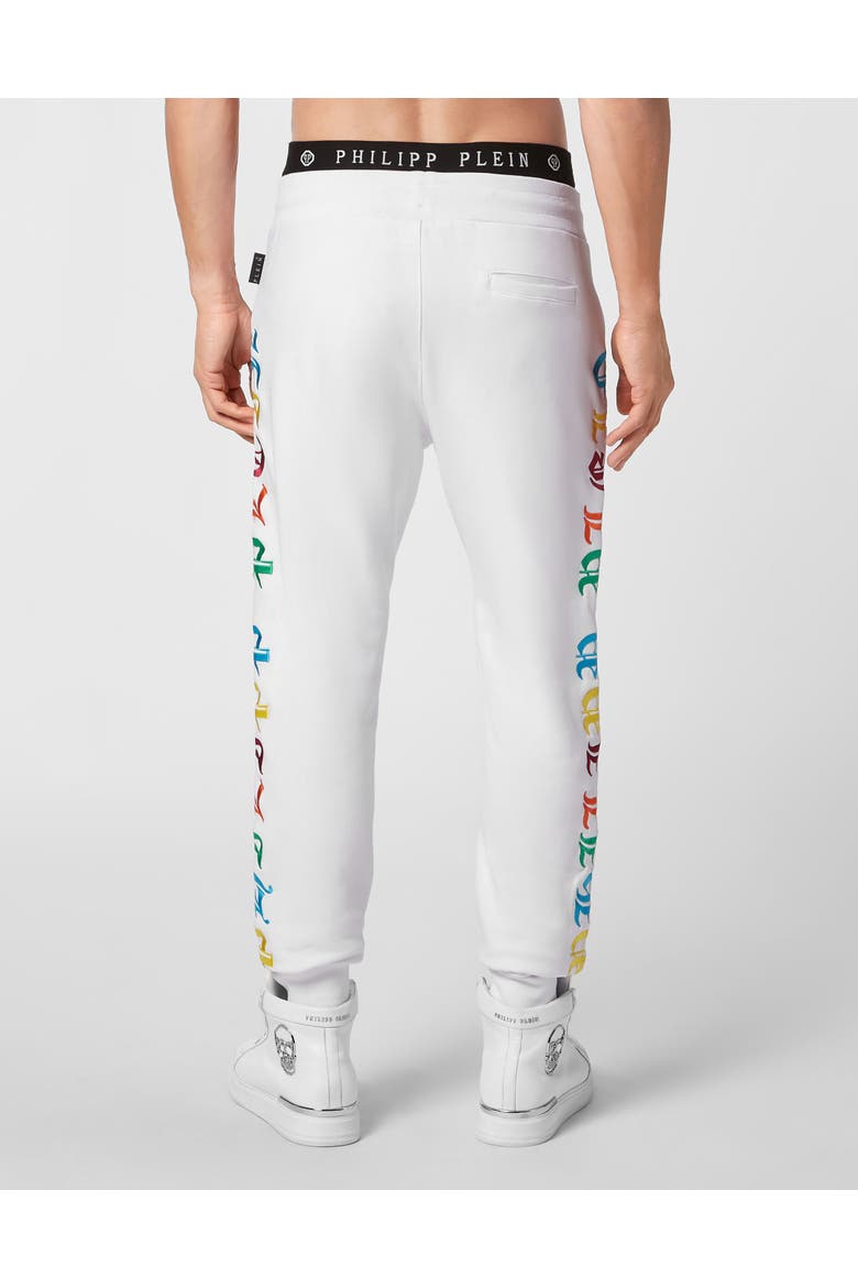Sweatpants Gothic Plein Men, Alternate, color, white/multicolored