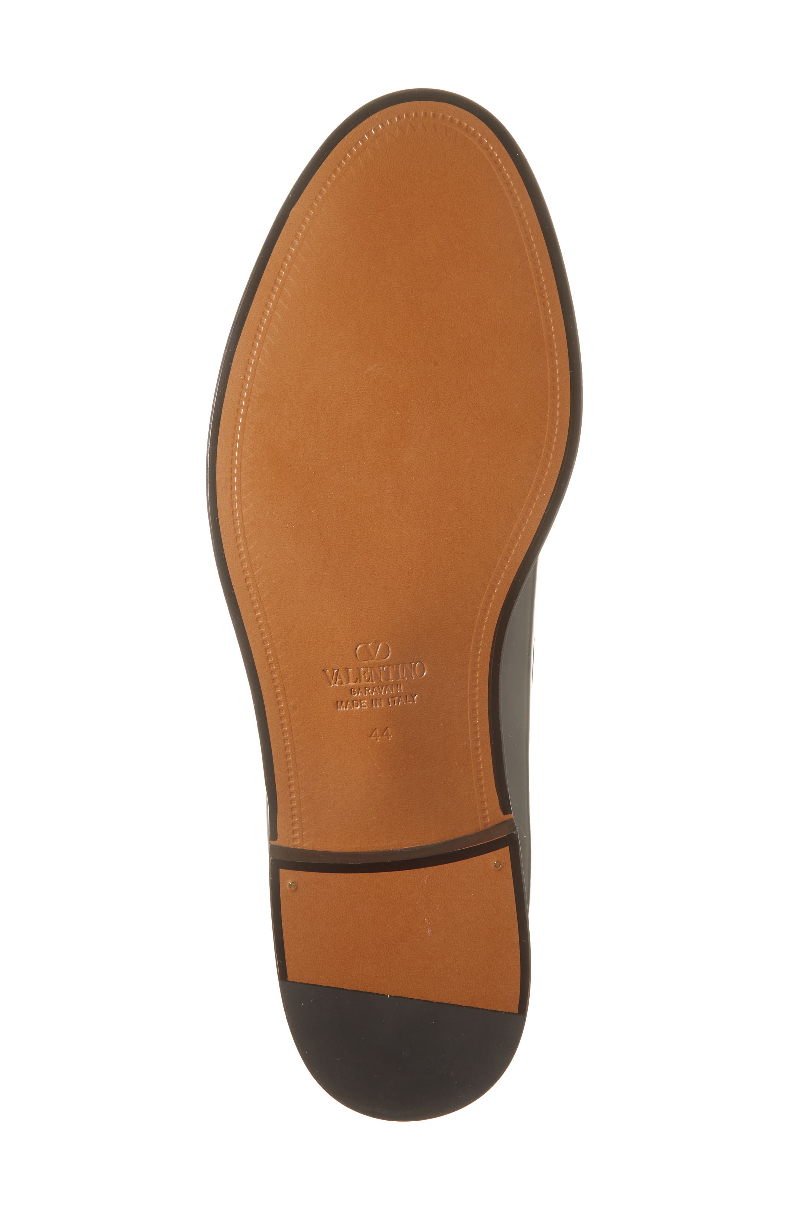 Valentino Garavani Bowshire Loafer, Alternate, color, Black