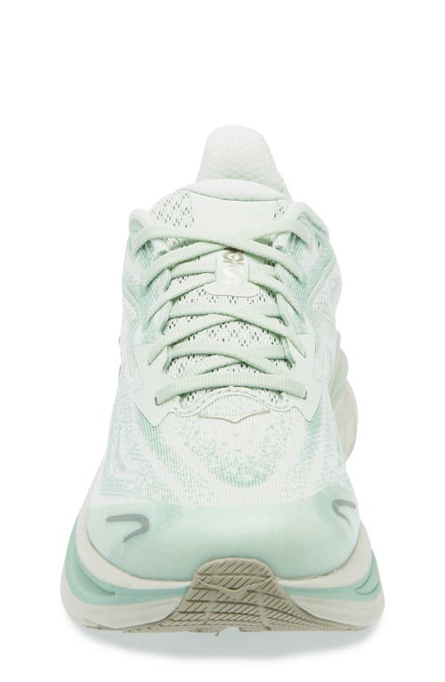 Hoka Kids' Clifton 10 Running Sneaker In Green