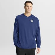 FANATICS Men's Fanatics Blue Toronto Maple Leafs Authentic Pro Rink Raglan Hoodie