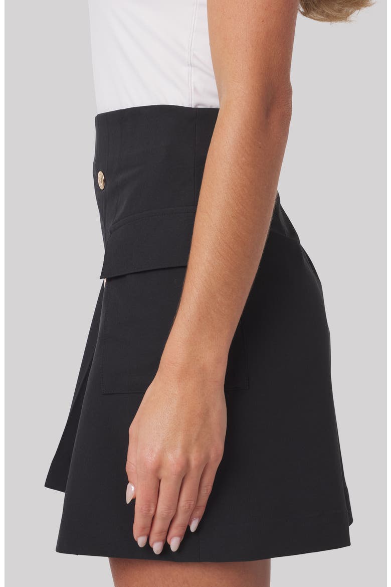 Sabrina Performance Miniskirt, Alternate, color, BLACK