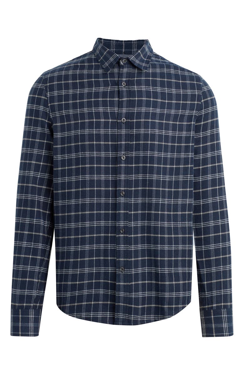 Joe's Oliver Flannel Button-Up Shirt, Alternate, color, Vintage Navy Plaid