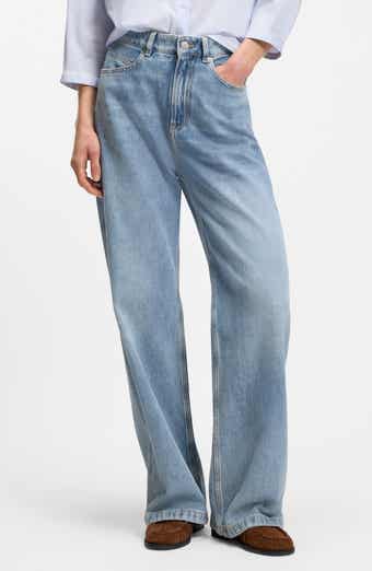 BOSS Marlene Wide Leg Nonstretch Jeans