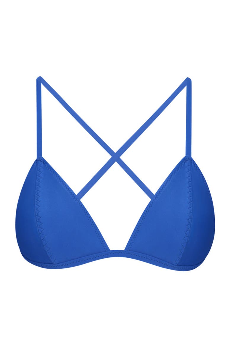 The Reversible Triangle Top, Alternate, color, Black/Blue