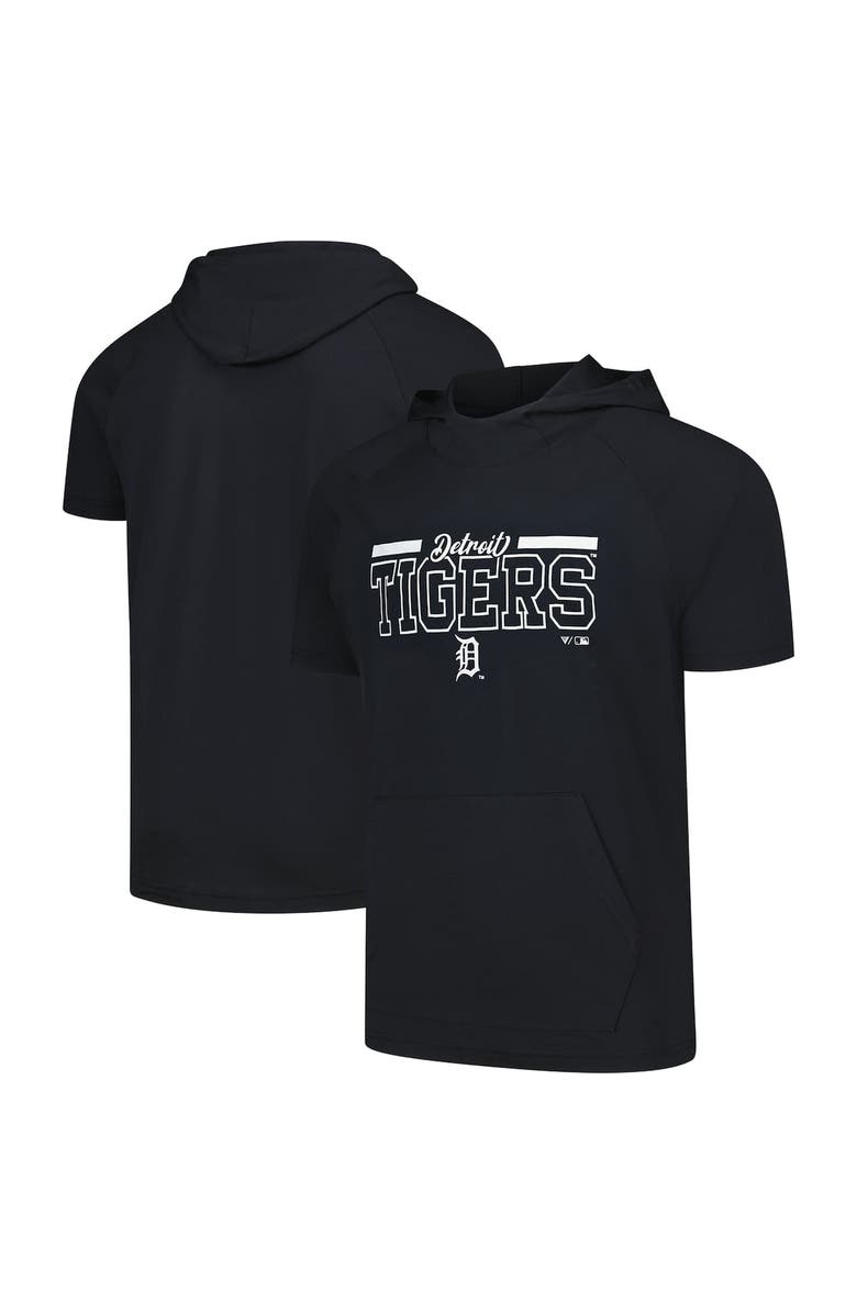 LEVELWEAR Men's Levelwear Black Detroit Tigers Phase Vanguard Hoodie T-Shirt, Alternate, color,