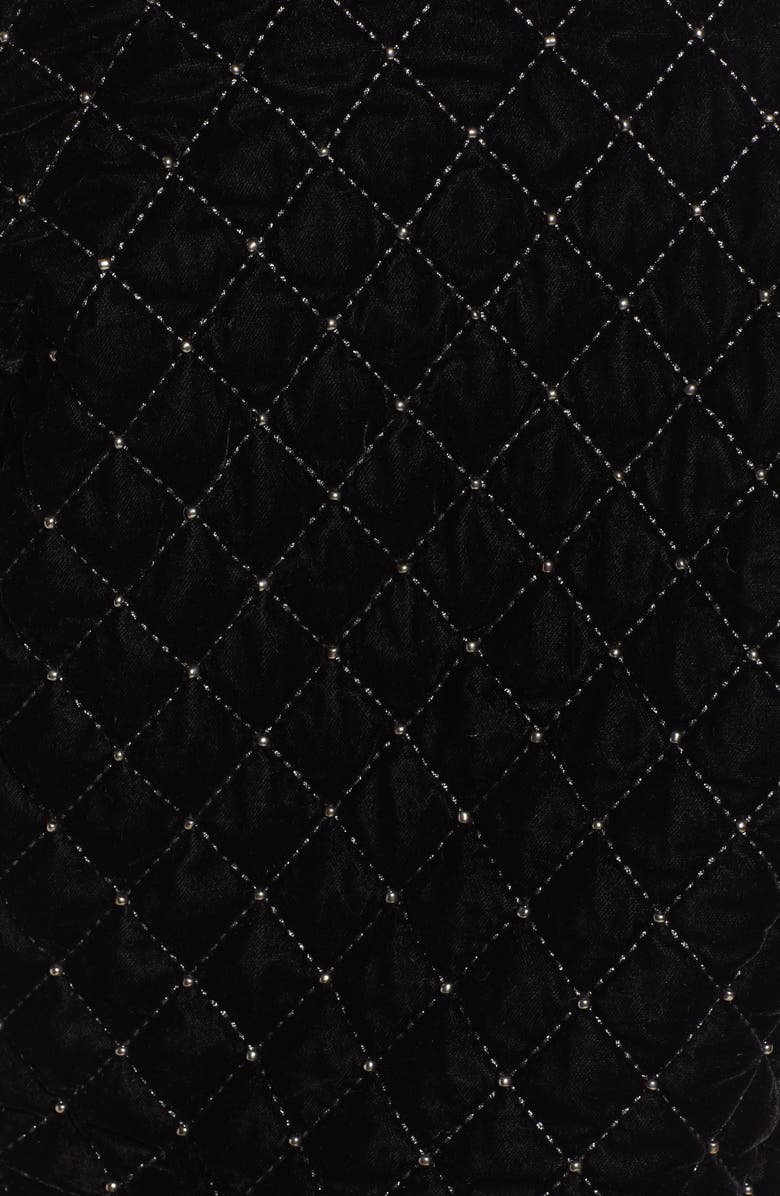 Something Navy Quilted Velvet Jacket, Alternate, color, 