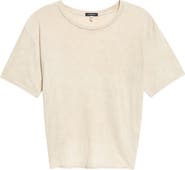R13 Tight Waist Cotton & Cashmere T-Shirt