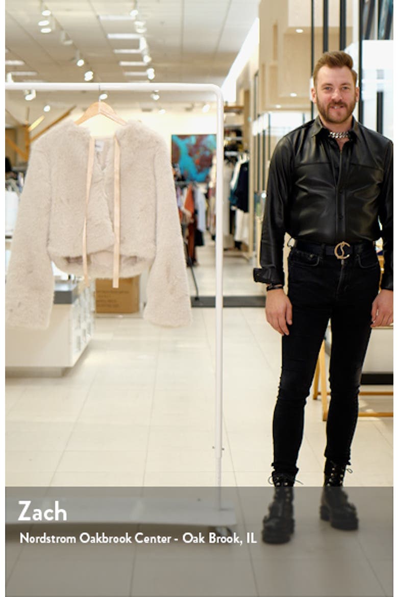x Kacey Musgraves Faux Fur Jacket video