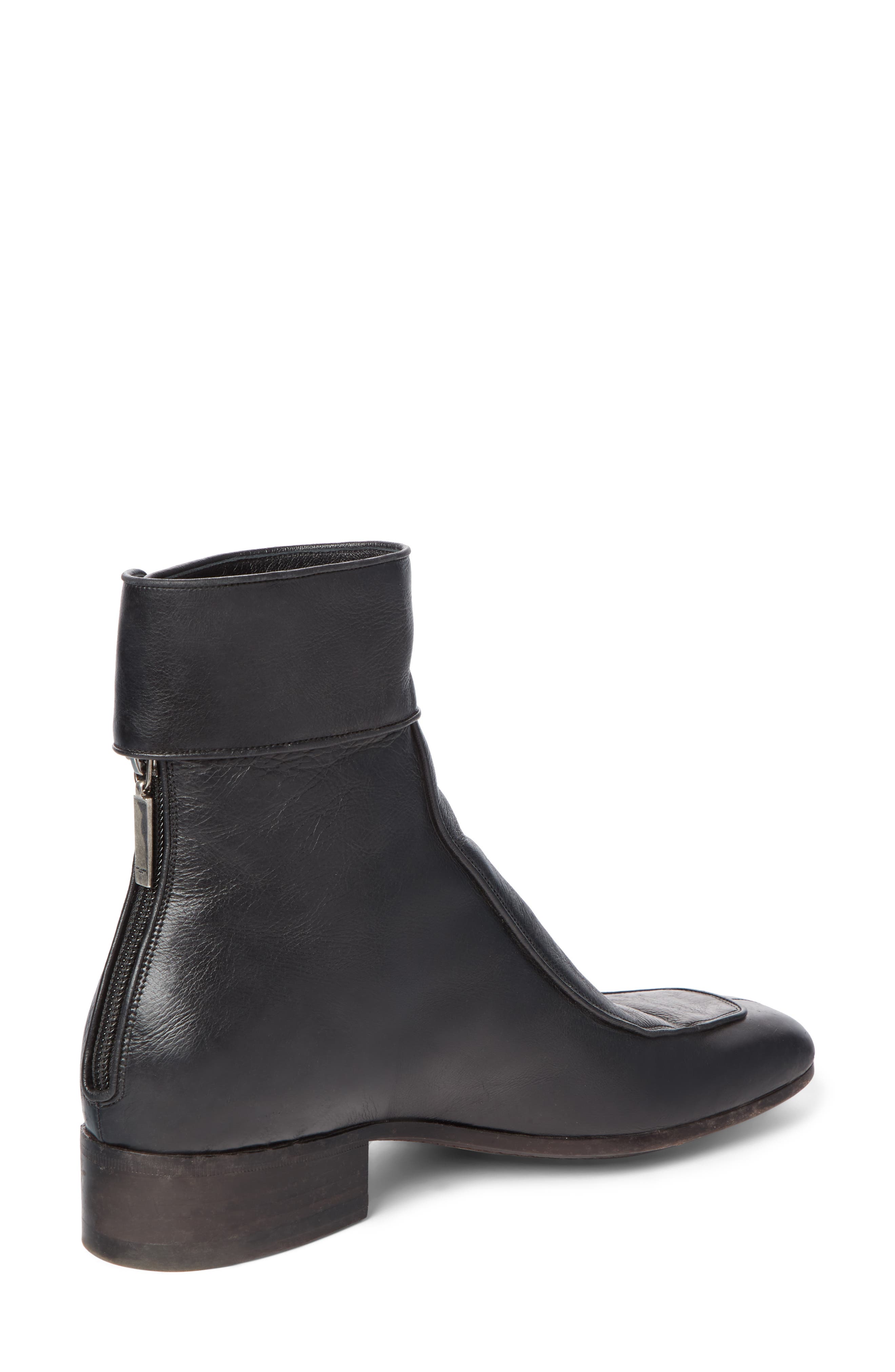 Saint Laurent Miles Buckle Cuff Boot, Alternate, color, 