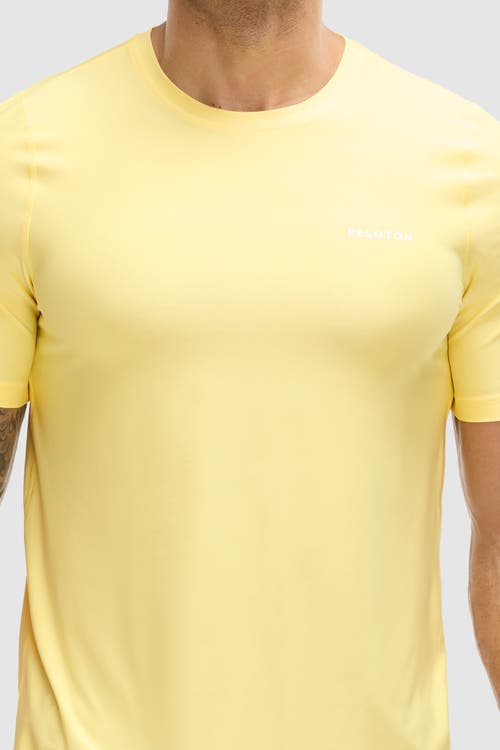 Peloton Performance Short Sleeve In Pale Banana