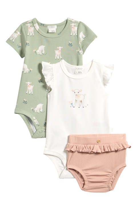 Little Lambs Bodysuits & Shorts Set (Baby)