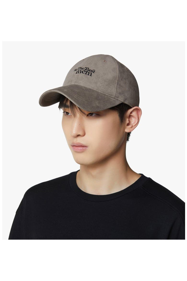 X We The Best Ultrasuede Cap, Alternate, color, Taupe Grey