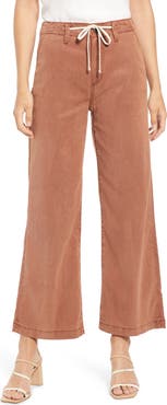 PAIGE Carly Drawstring High Waist Jeans