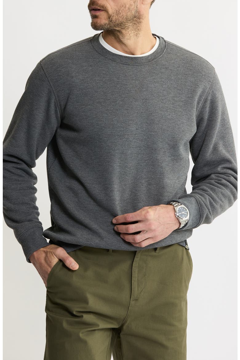 Cut Sew Knit Sweatshirt, Main, color, GREY