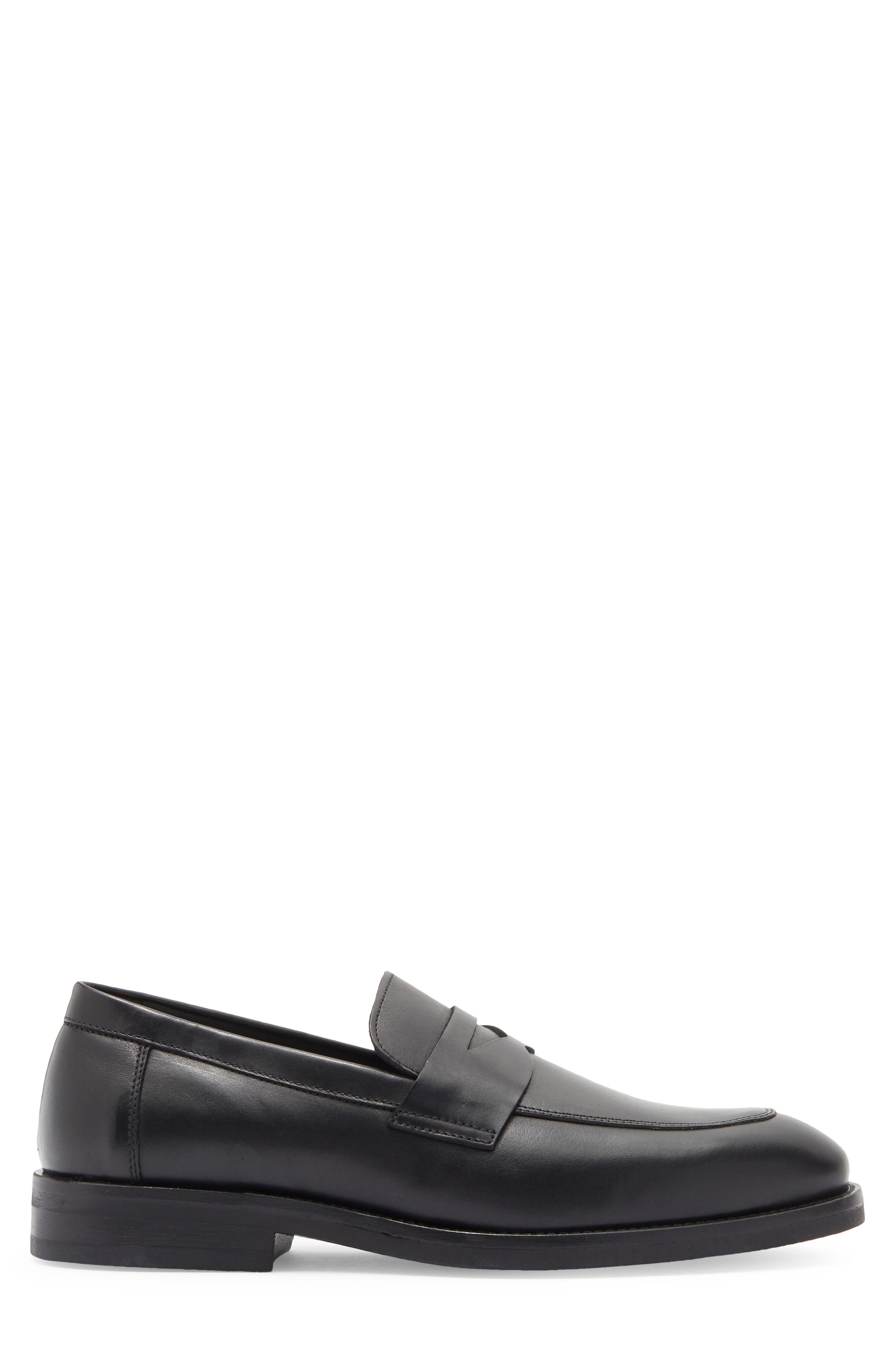 Matthew Penny Loafer, Alternate, color, BLACK