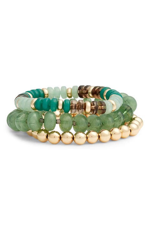 3-Pack Beaded Bracelets