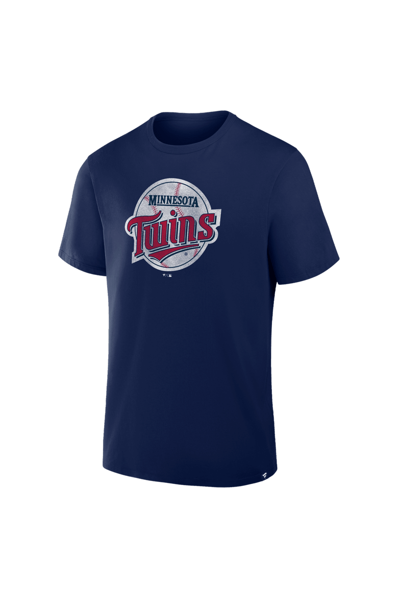 Men's Fanatics Navy Minnesota Twins Vintage Logo Legacy T-Shirt, Alternate, color, Navy
