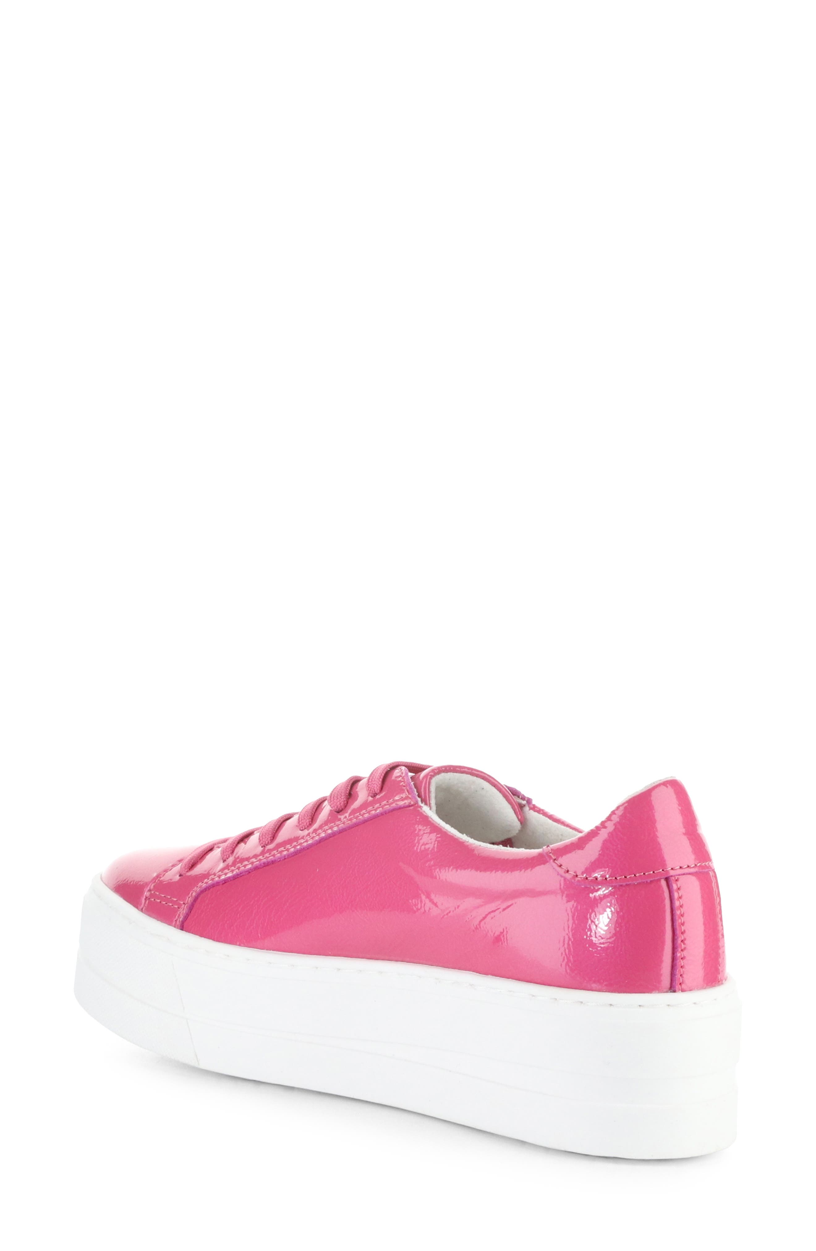 Maya Platform Sneaker, Alternate, color, RASBERRY SORBET PATENT
