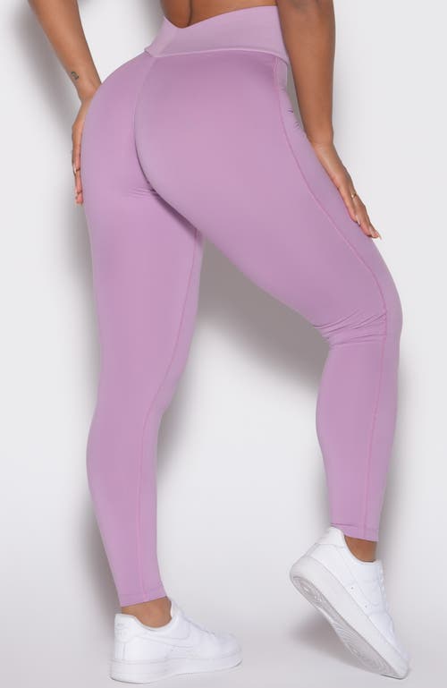 Bombshell Sportswear Figure Butt Lift Leggings In Purple