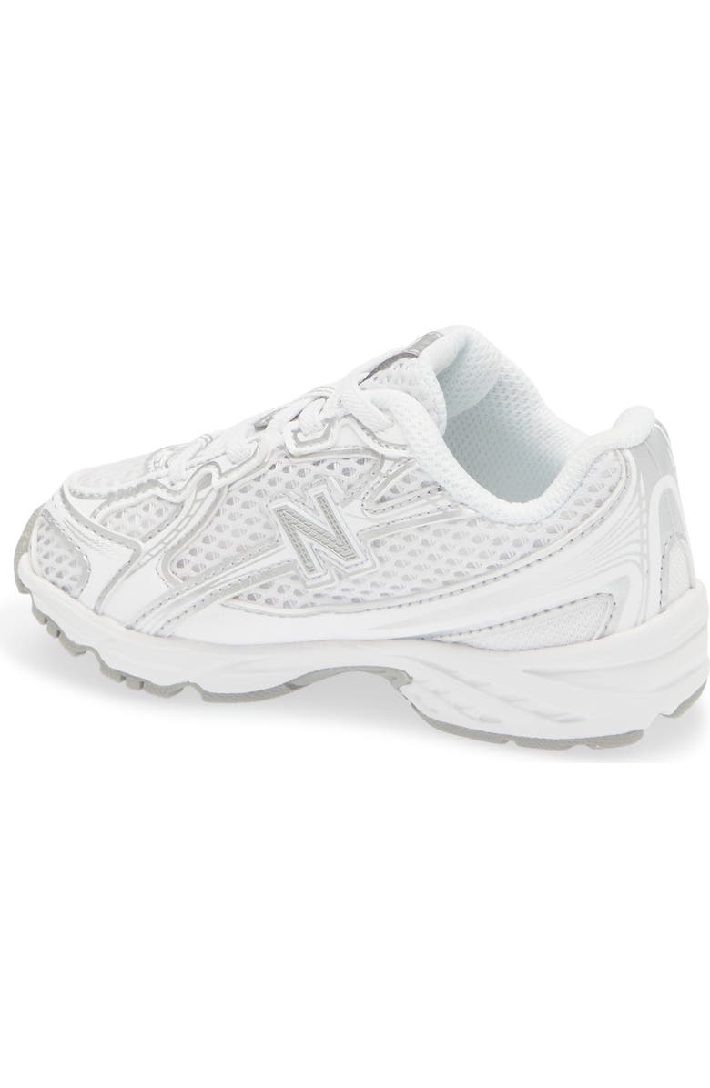 New Balance Kids' 740 Sneaker, Alternate, color, White/ Silver Metallic