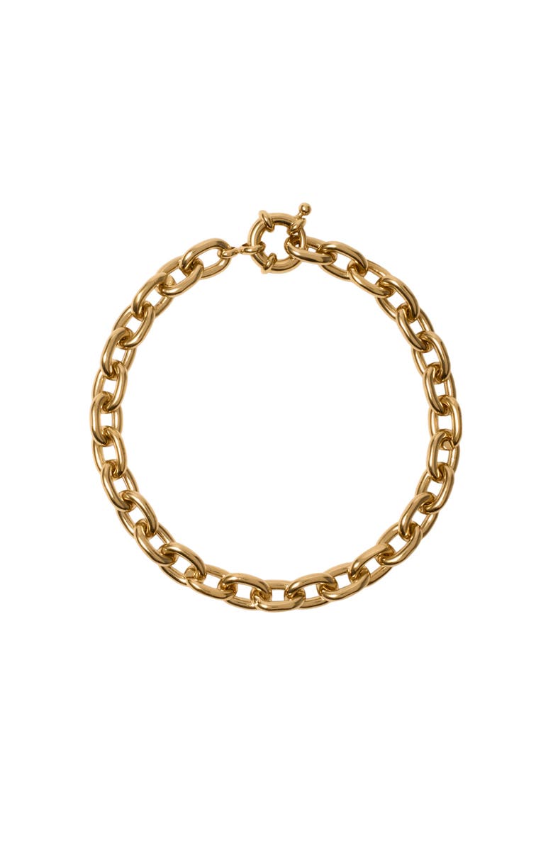 Burberry Charm Chain Bracelet, Main, color, 