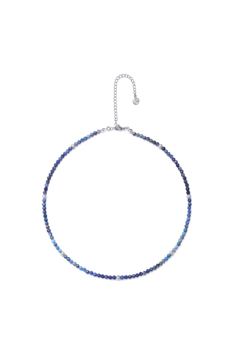 Oracle of the Deep Lapis Lazuli Choker Necklace, Alternate, color, Gold