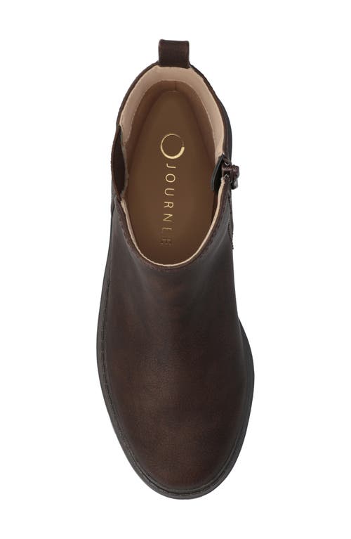 Journee Collection Junnah Chelsea Boot In Brown