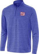 ANTIGUA Men's Antigua Heather Royal New York Giants Bright Quarter-Zip Top