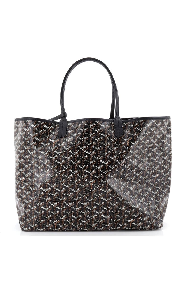 Pre-Owned Goyard Saint Louis Tote Coated Canvas PM, Alternate, color, Black