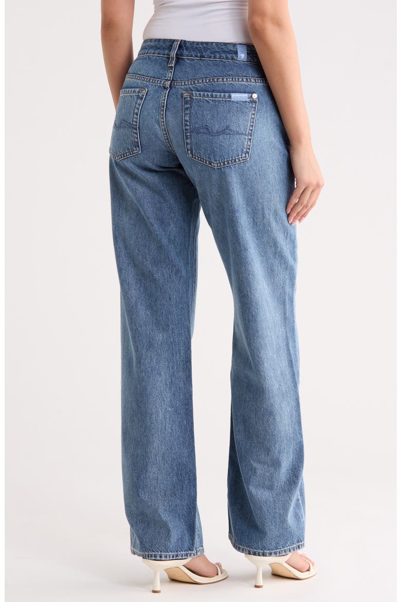 Low Rise Straight Leg Jeans, Alternate, color, MACON