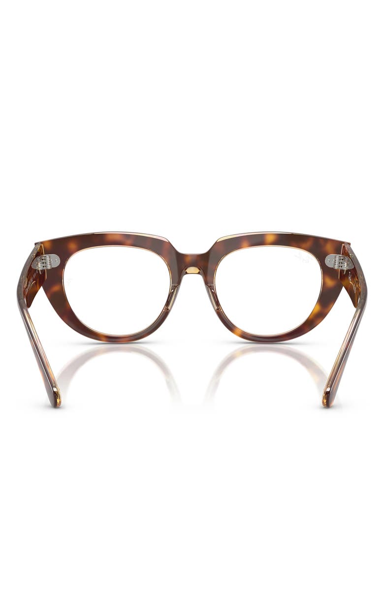 Ray-Ban Doreen 48mm Small Square Optical Glasses, Alternate, color, Havana