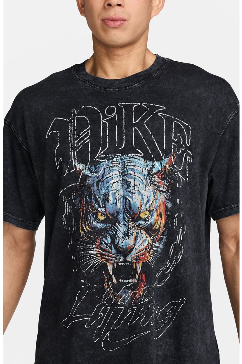 Lifting Loose Graphic T-Shirt, Alternate, color, BLACK