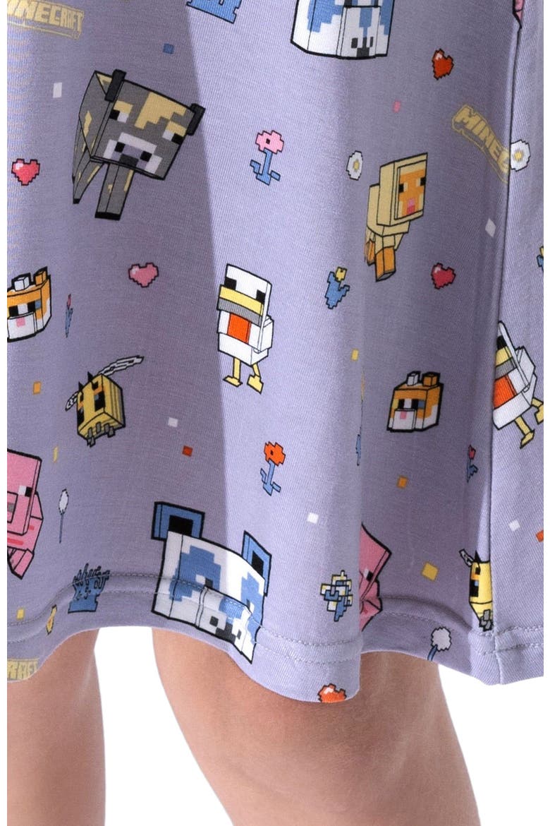 Kids' Minecraft Pixel Pals Short Sleeve Dress, Alternate, color, Minecraft Pixel Pals