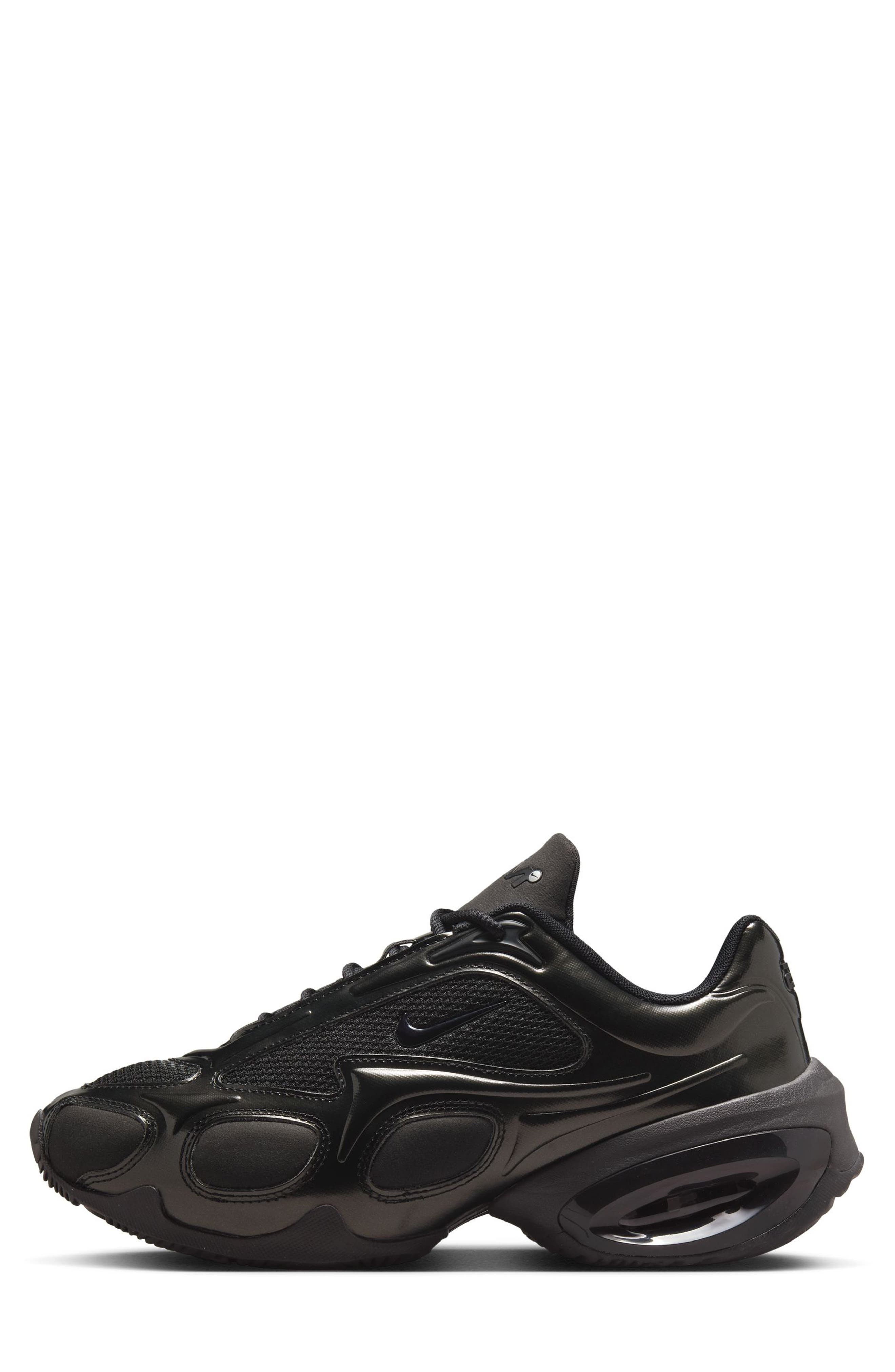 Nike Air Max Muse Sneaker, Alternate, color, Black/ Black/ Metallic Silver
