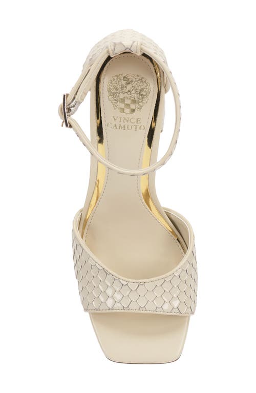 Vince Camuto Haydina Ankle Strap Sandal In White
