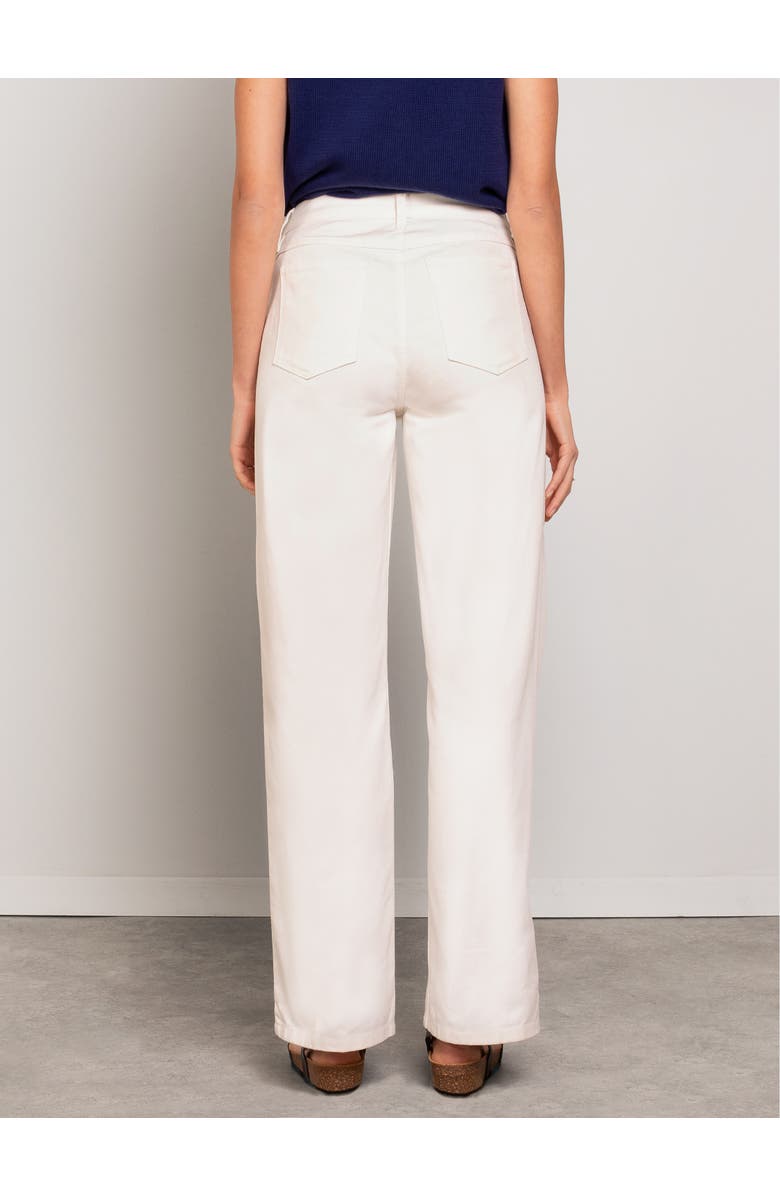 Celtic & Co. Wide Leg Jean, Alternate, color, Ecru