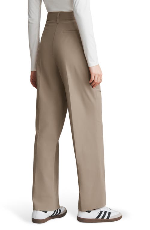 Rhone Commuter Pleat Pants In Gray