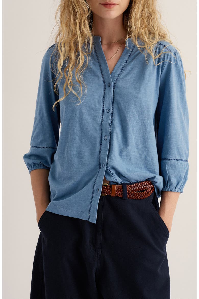 Borlowen Cotton Top, Main, color, ESTUARY