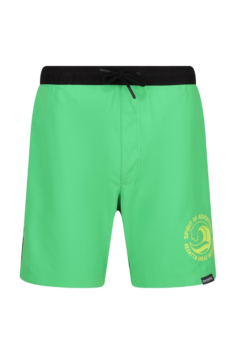 Bentham Swim Shorts, Main, color, Fairway Green and Black