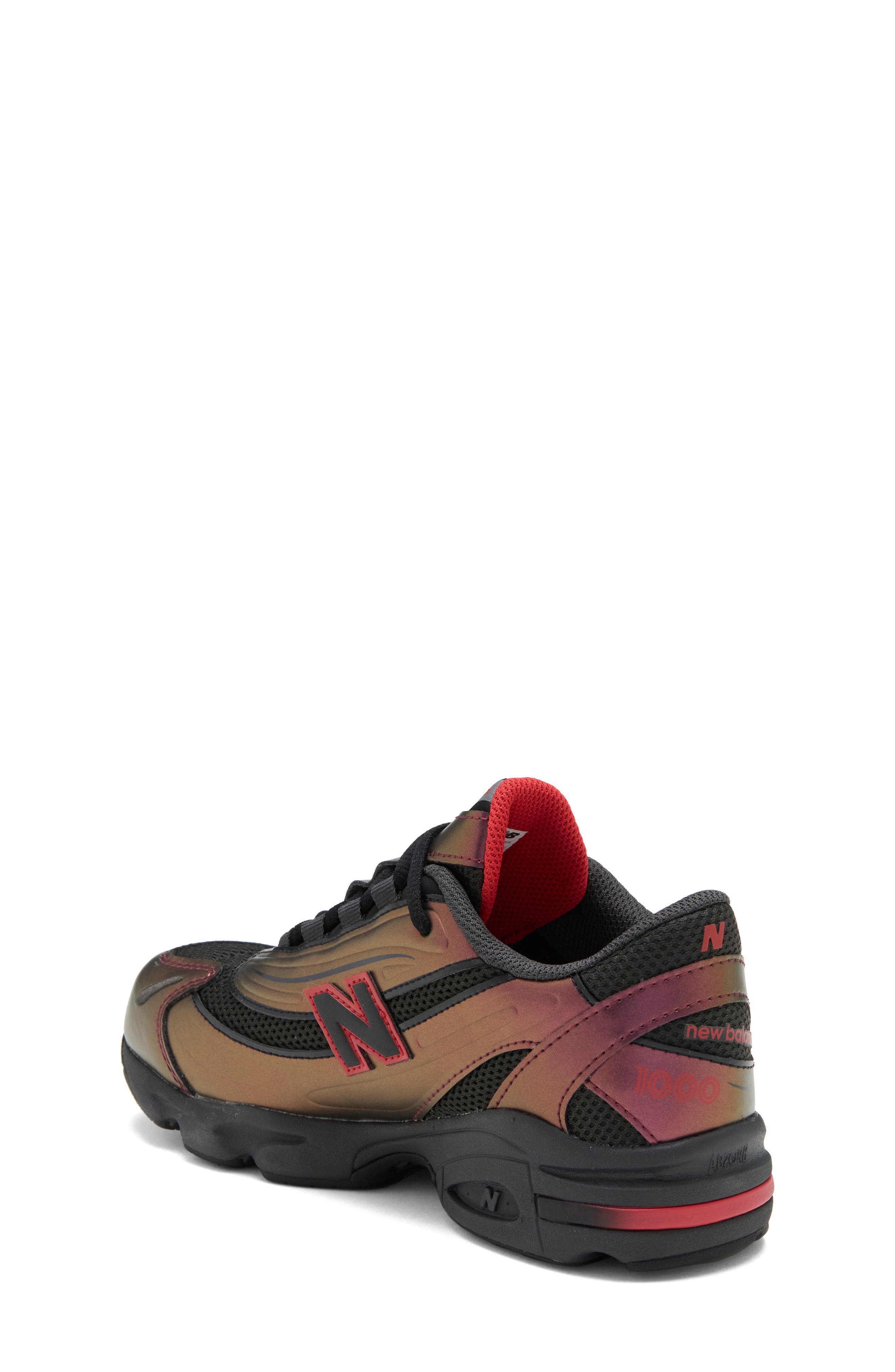 Kids' 1000 Lace Sneaker, Alternate, color, BLACK