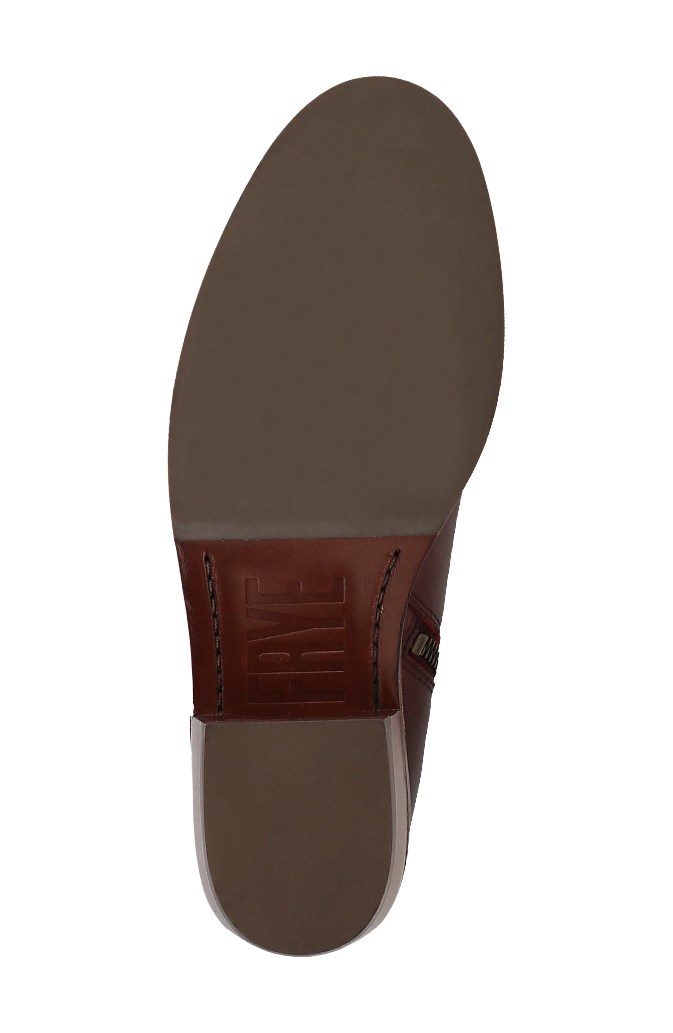 Carson 2 Piping Bootie, Alternate, color, MERLOT