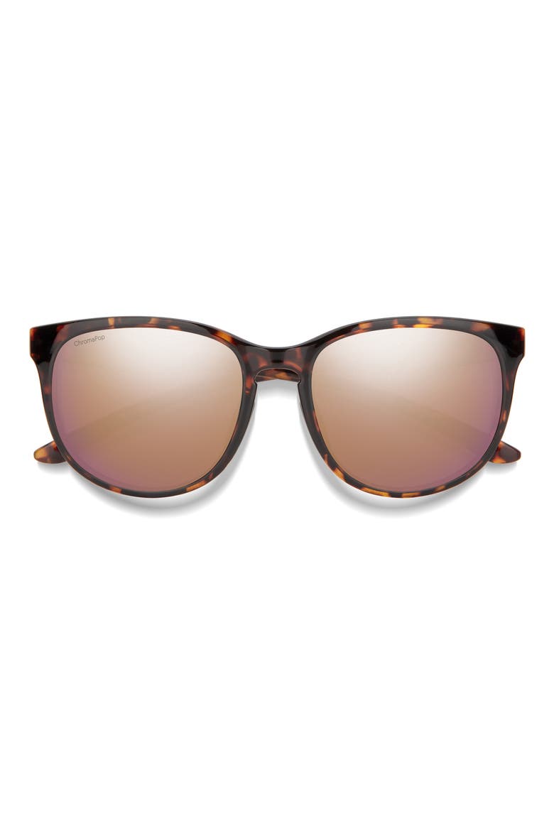 Lake Shasta 56mm ChromaPop™ Polarized Sunglasses, Main, color, TORTOISE / CHROMAPOP POLARIZED ROSE GOLD MIRROR
