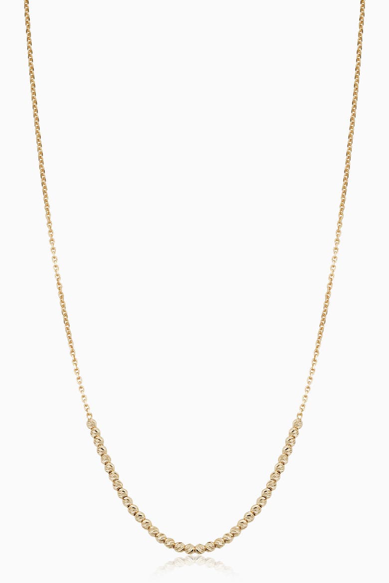 14K Yellow Gold Celebration Ball Choker, Main, color, Yellow Gold