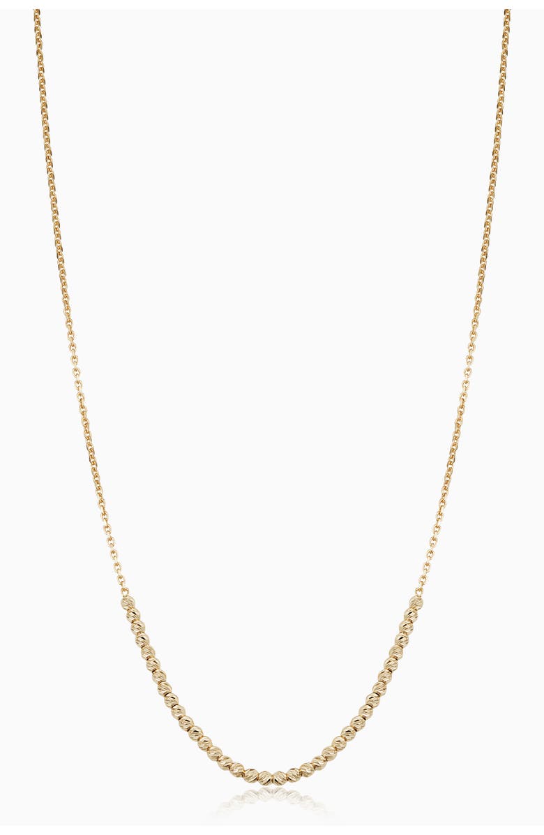 Oradina 14K Yellow Gold Celebration Ball Choker, Main, color, Yellow Gold