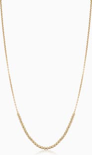 Oradina 14K Yellow Gold Celebration Ball Choker