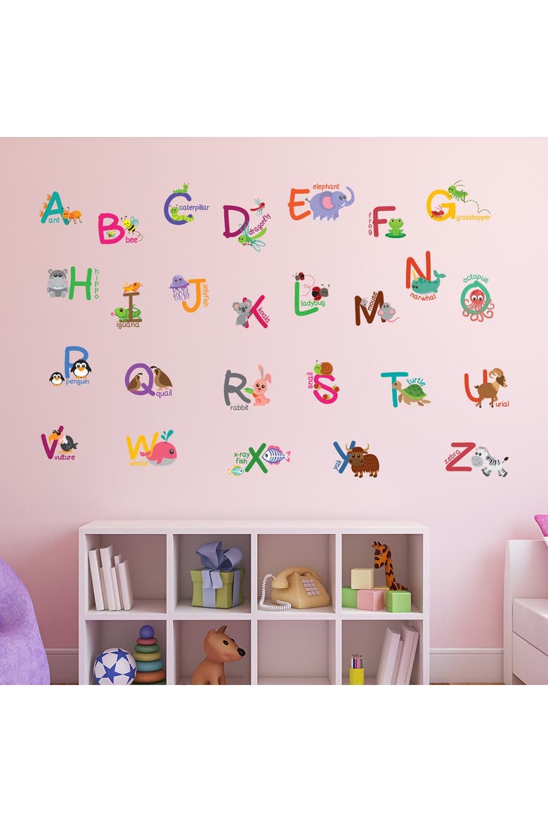 Learning Letters with Animals Kids Art, Main, color, MULTI