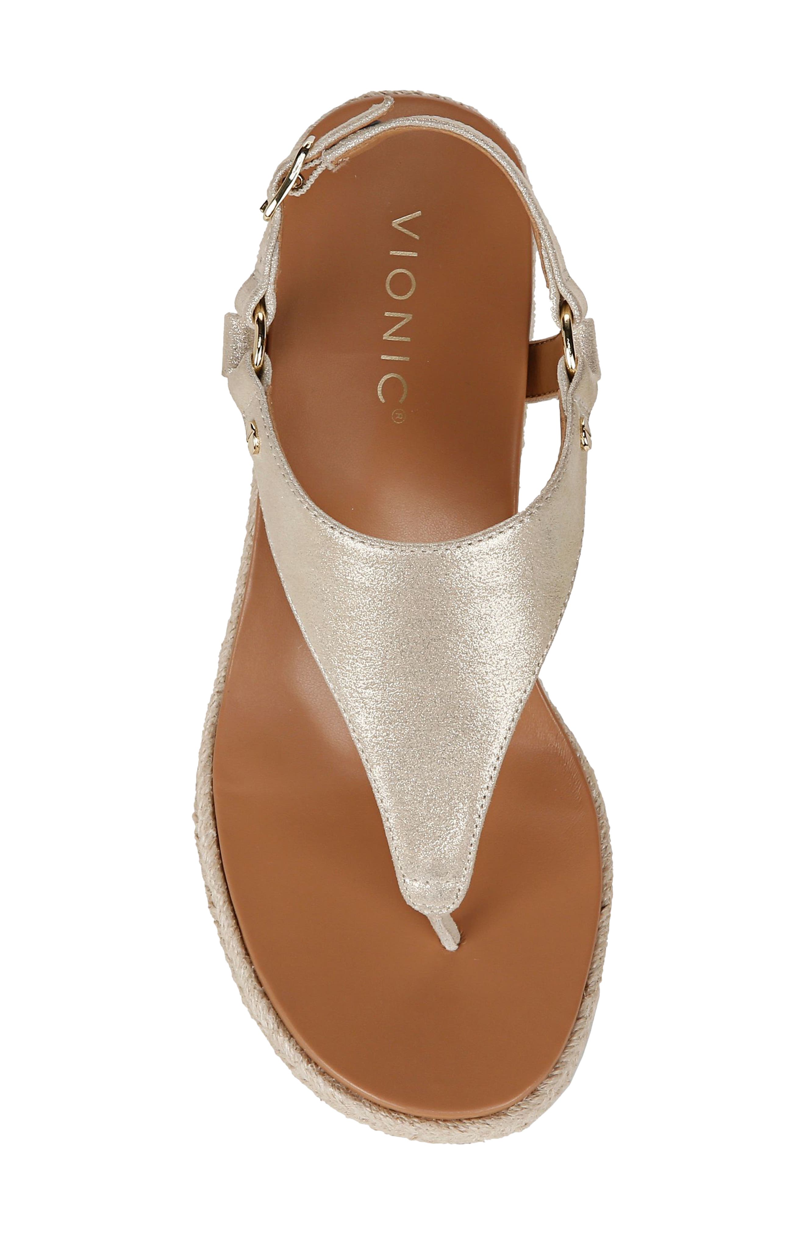 Vionic Kirra Wedge Espadrille Sandal, Alternate, color, 