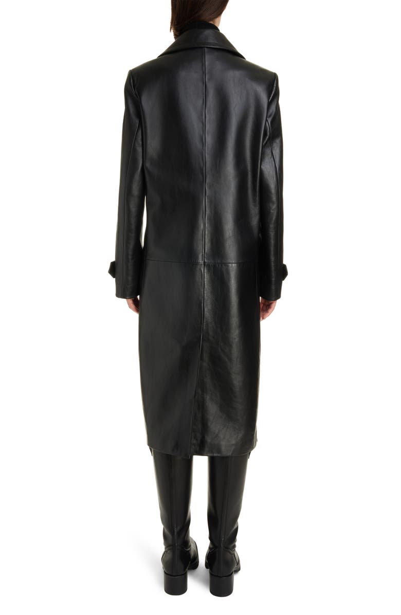 Chloé Leather Trench Coat, Alternate, color, 